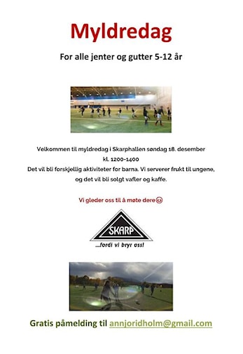 Myldredag i Skarphallen - søndag 18.12.22